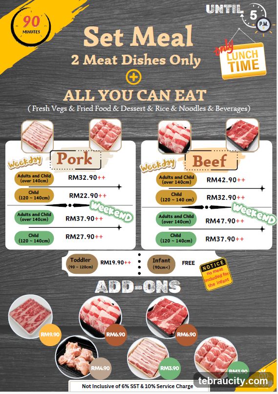 Set Meal Promotion Poster