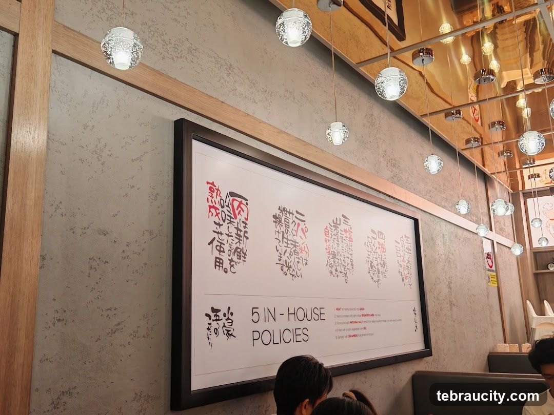 Restaurant Interior Signage