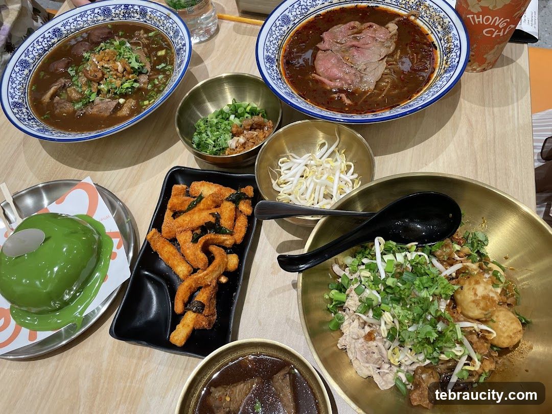 Table of Food Items