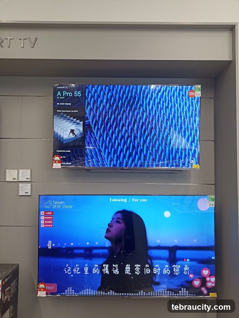 Smart TVs on Display