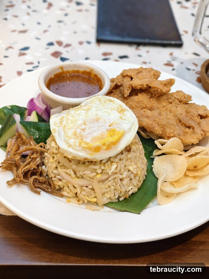 Nasi Goreng with Fried Chicken