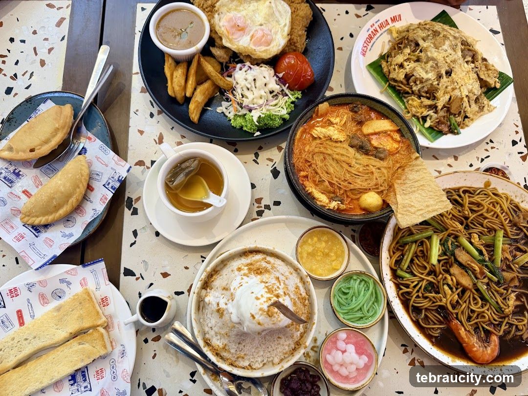 Assortment of Malaysian Dishes