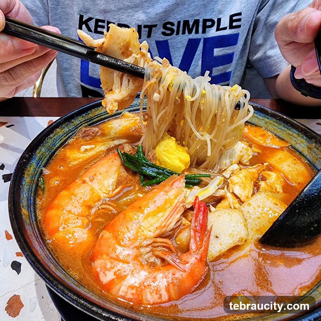 Noodle Soup with Shrimp
