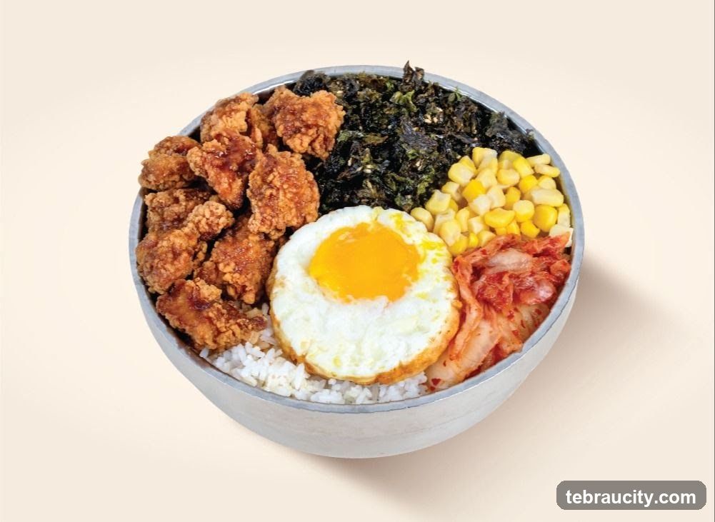 Korean Fried Chicken Rice Bowl