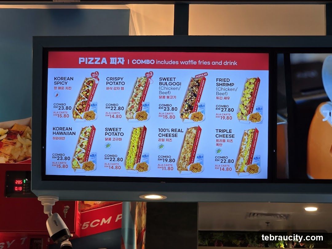 Pizza Menu