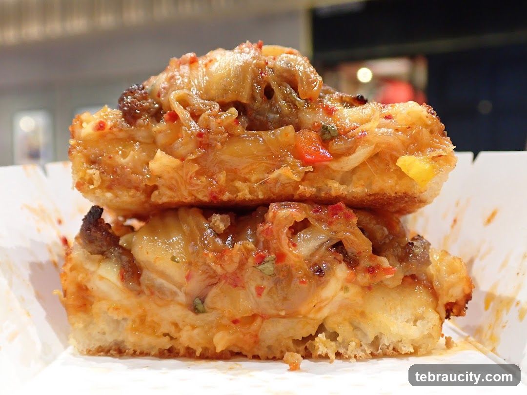 Stacked Pizza Slices
