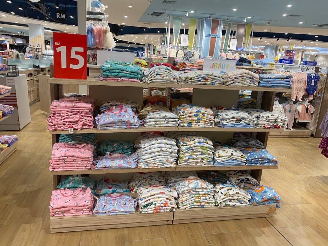 Baby Wear Clearance Sale at AEON Tebrau City, Prices from RM5 to RM50