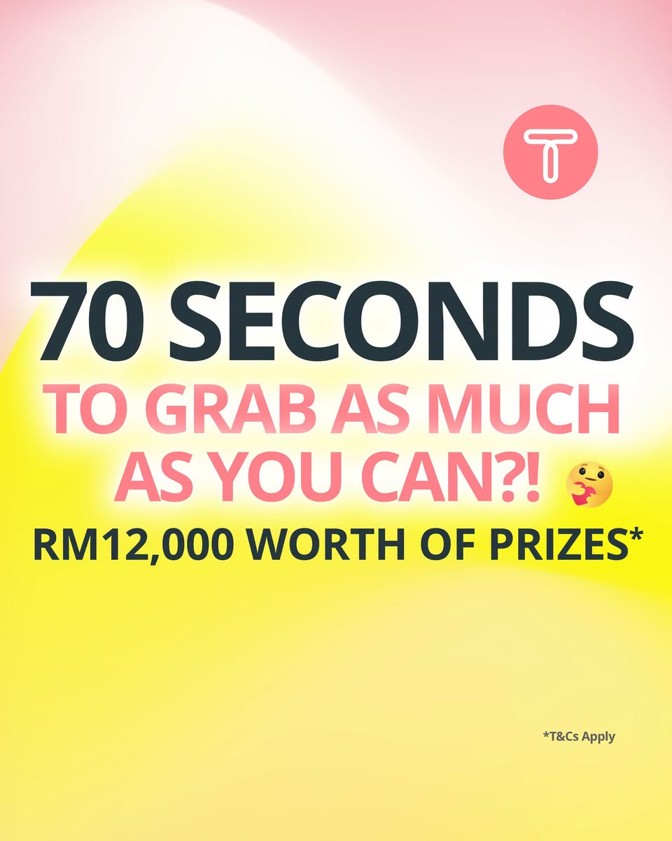 Toppen 70-Second Shopping Sweep: RM12,000 Prizes, 18 Winners