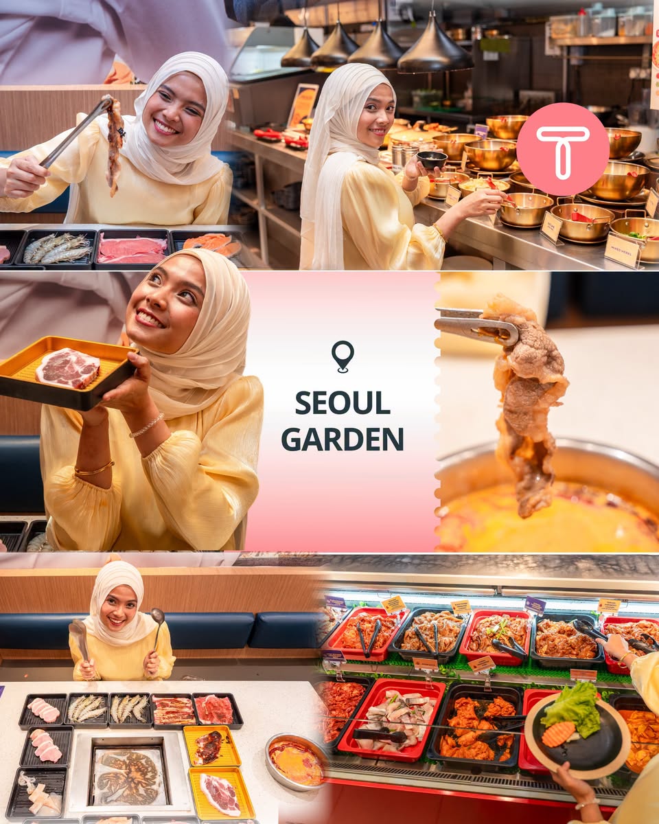 Seoul Garden buffet dining at Toppen