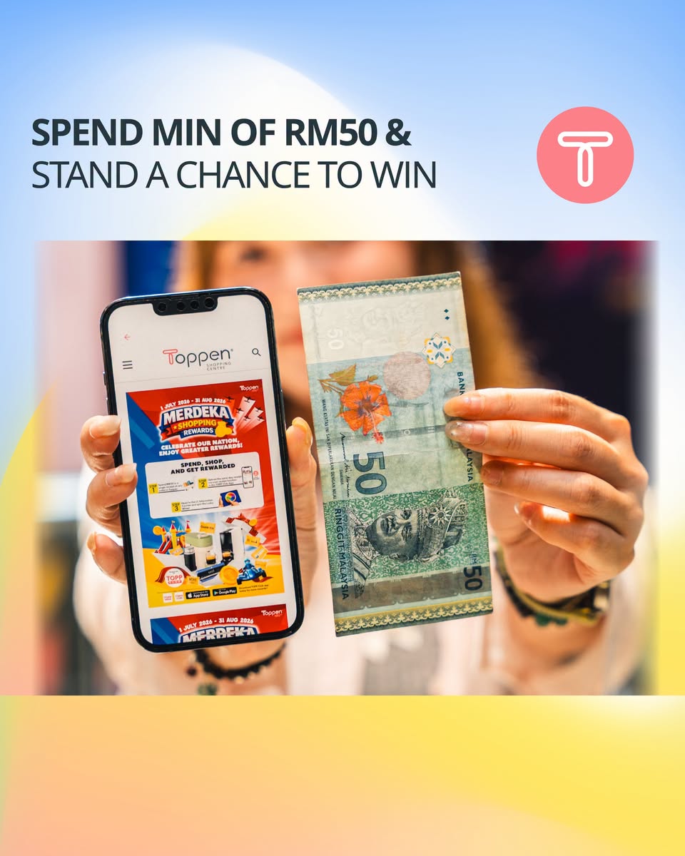 Merdeka Raya Festival Toppen Mall app interface