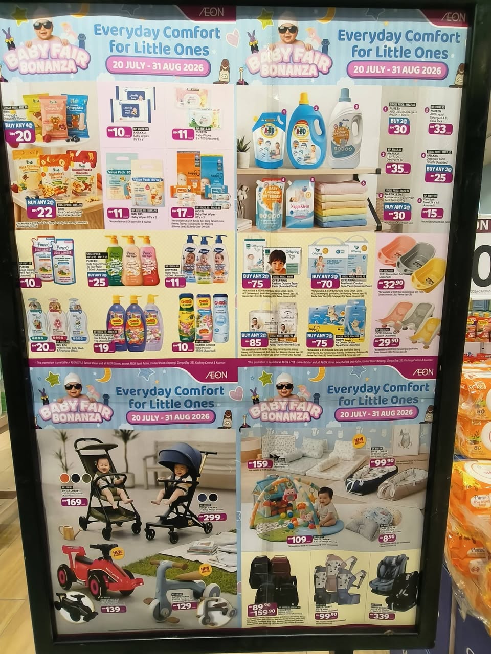 Baby Fair Bonanza at AEON Tebrau City: Buy 3 for $20 Off