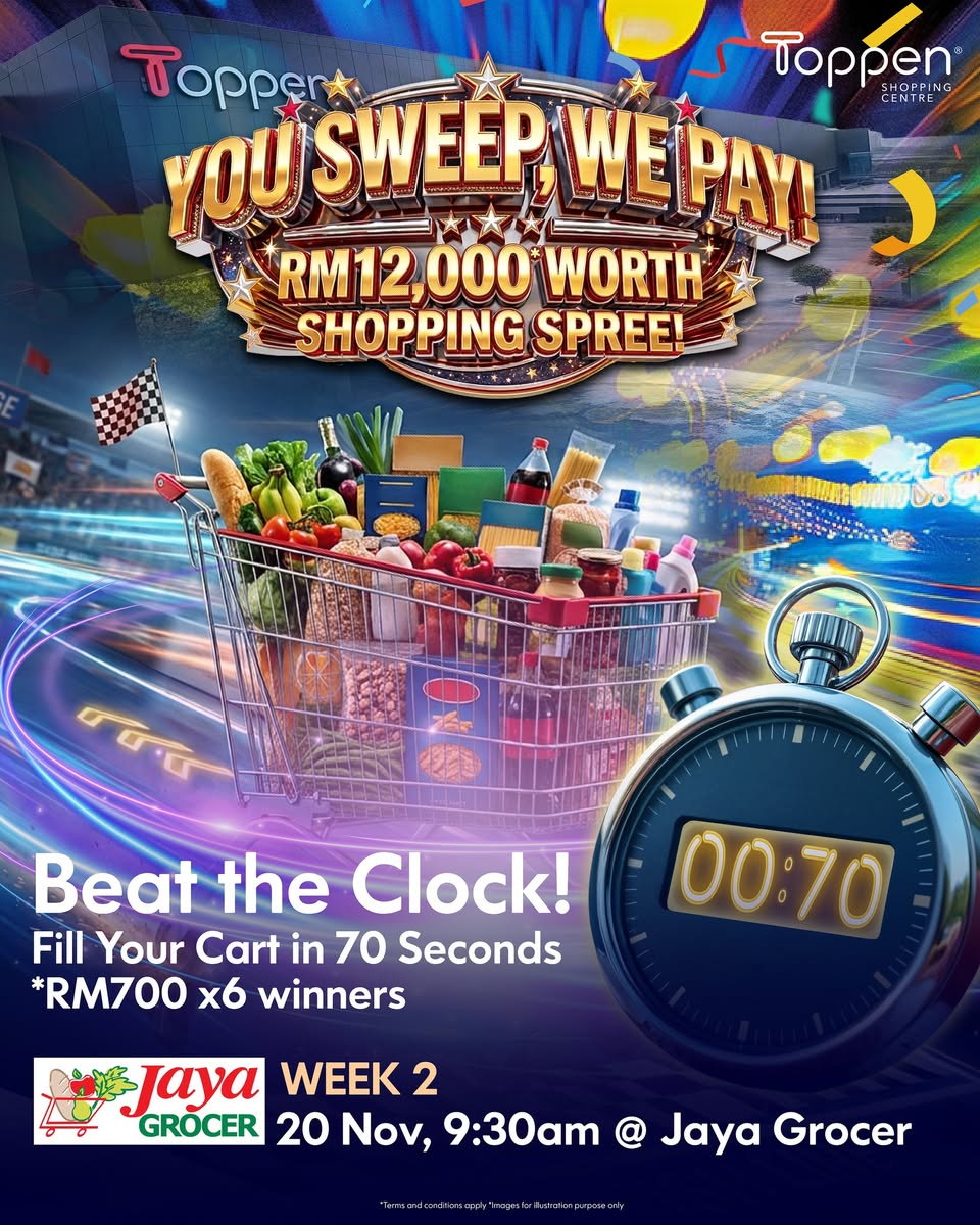 Jaya Grocer shopping spree event