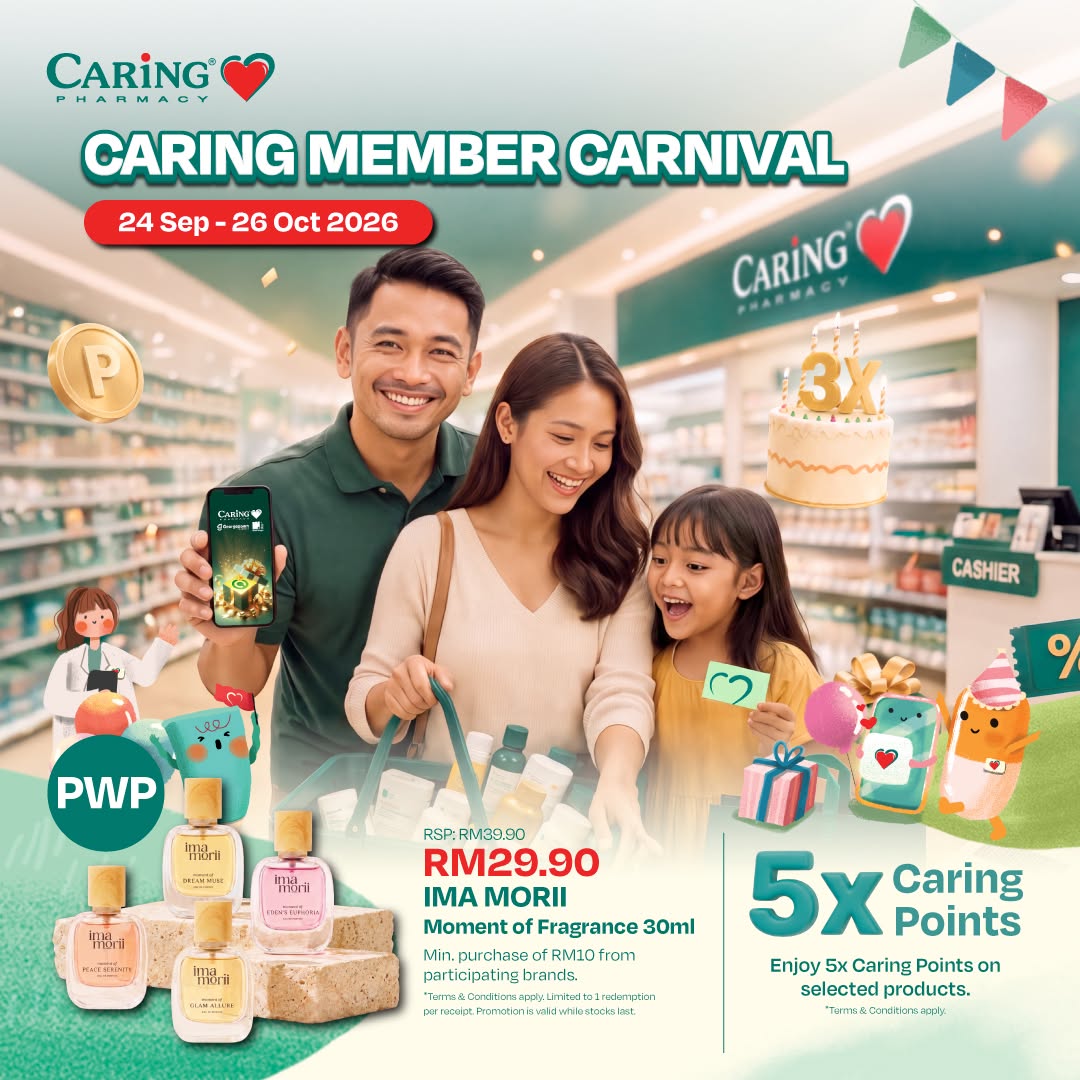 CARiNG Pharmacy Member Carnival promotion