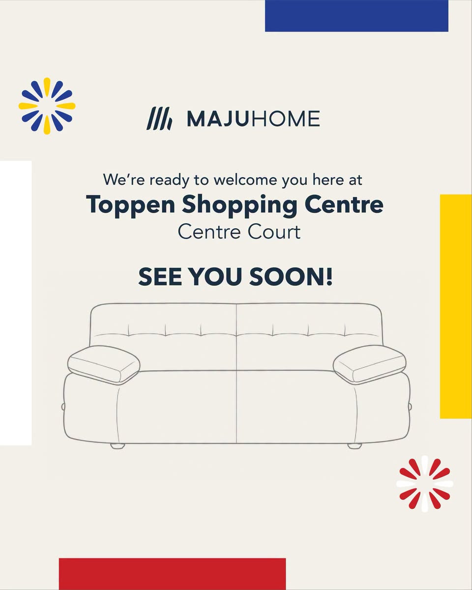 MAJUHOME two-seater sofa line drawing
