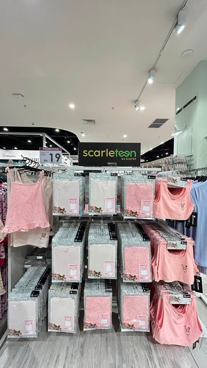 scarleteen by scarlet pink lace camisoles and tank tops at RM19