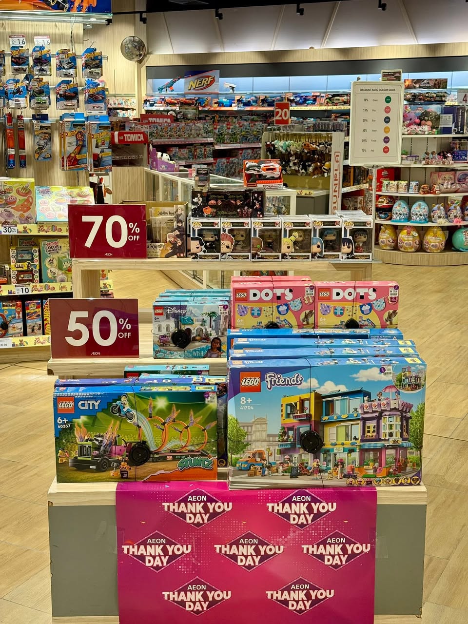 Jujutsu Kaisen and LEGO Deals up to 70% Off at AEON Tebrau City Toys