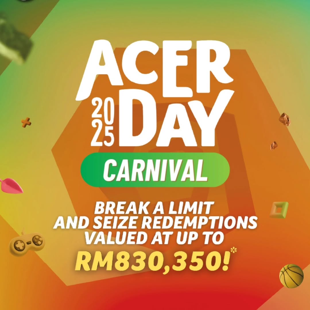 Excitement builds for Acer Day Carnival at AEON Mall Tebrau City