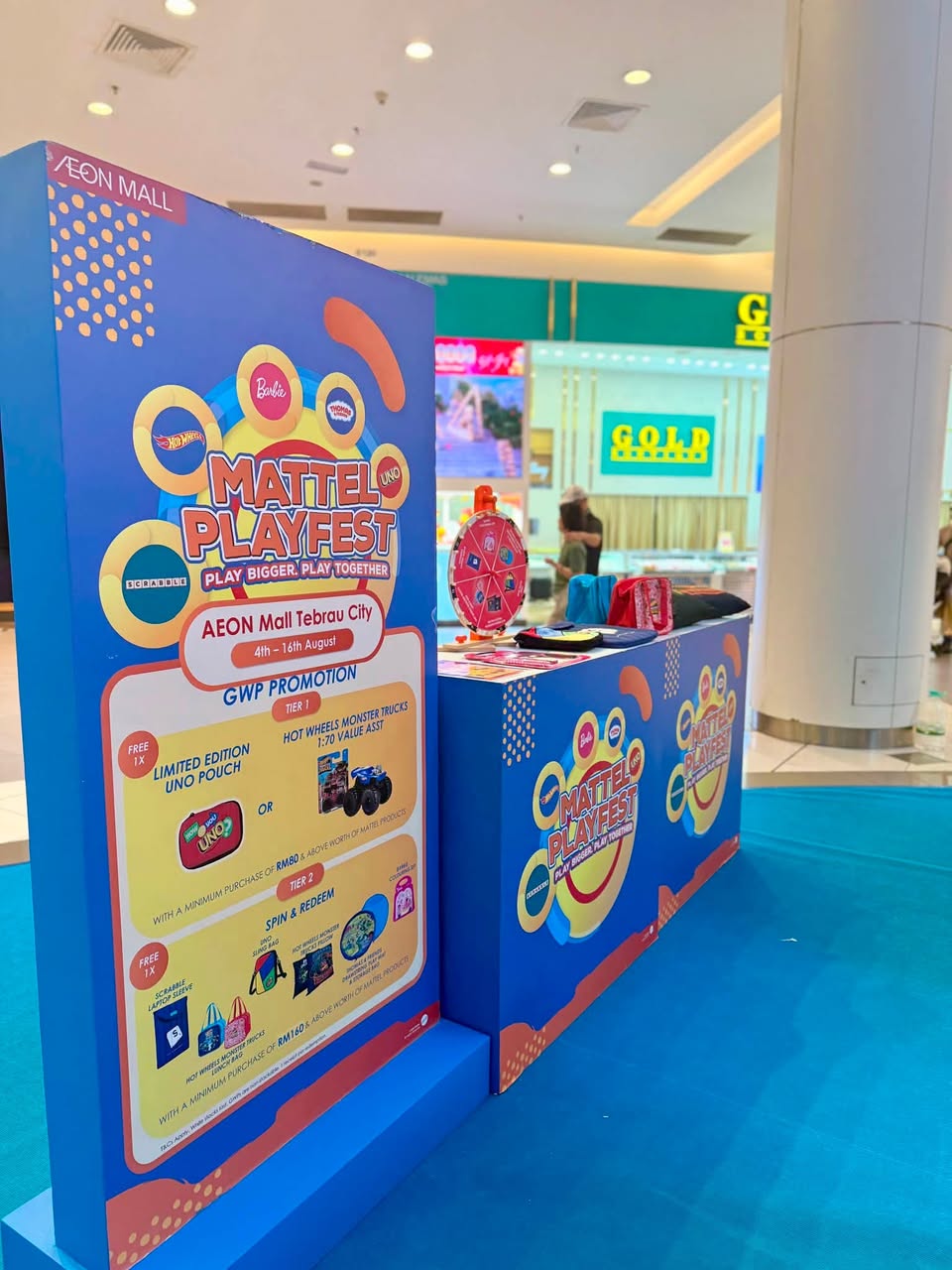 Mattel Playfest at AEON Mall Tebrau City: Free Gifts and Up to 30% Off
