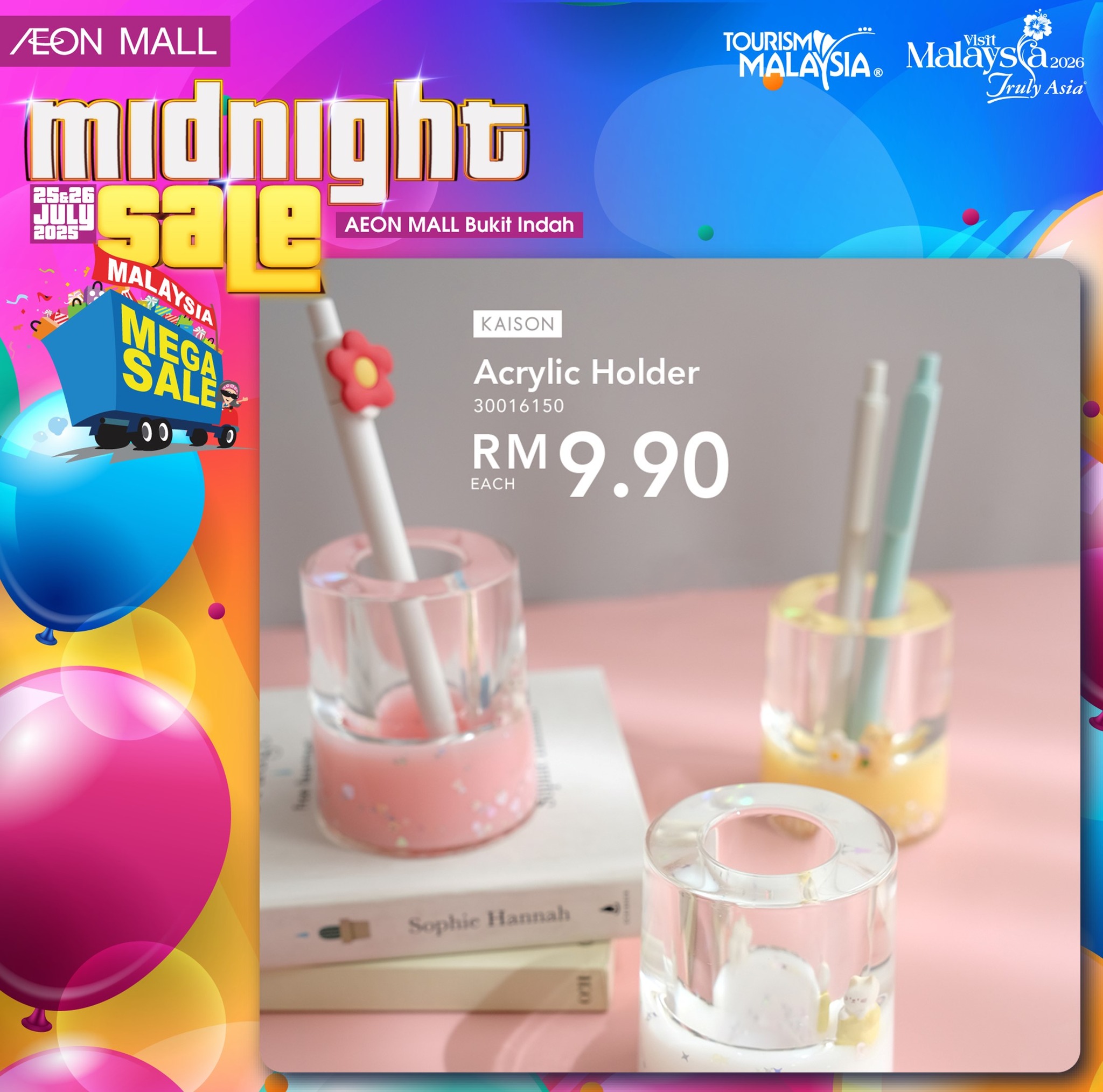 Exciting finds available at unbeatable prices during the AEON MALL Midnight Sale