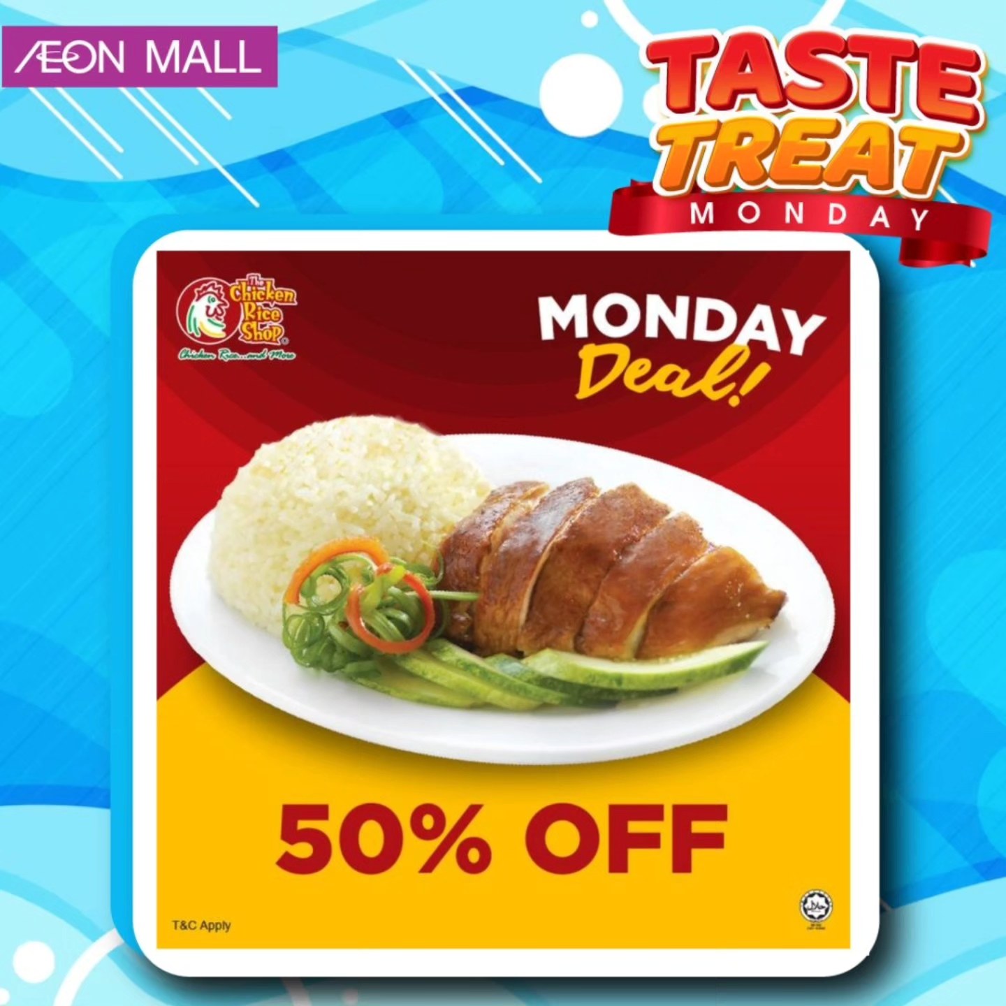 Close-up of attractive daily offers and discounts