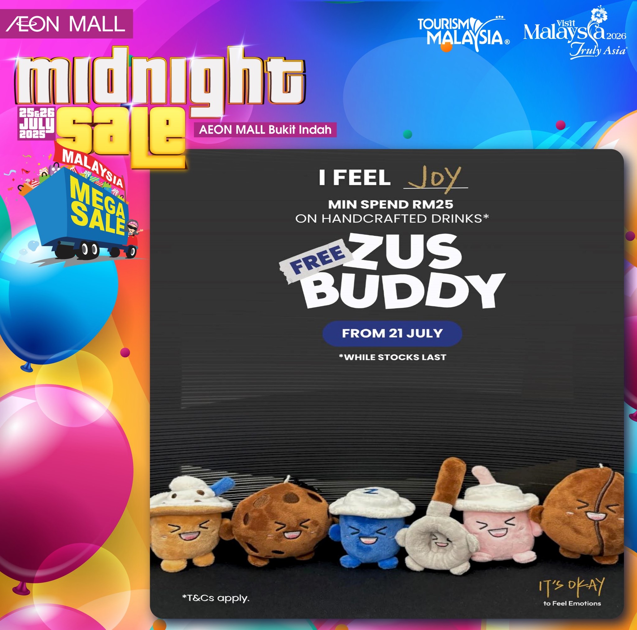 AEON Midnight Sale: Limited F&B Deals at Bukit Indah!