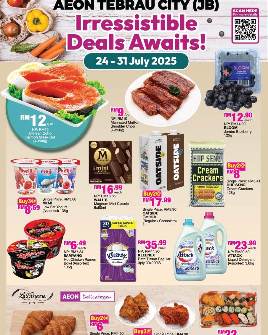 AEON Tebrau City: Save Big on Weekly Groceries!
