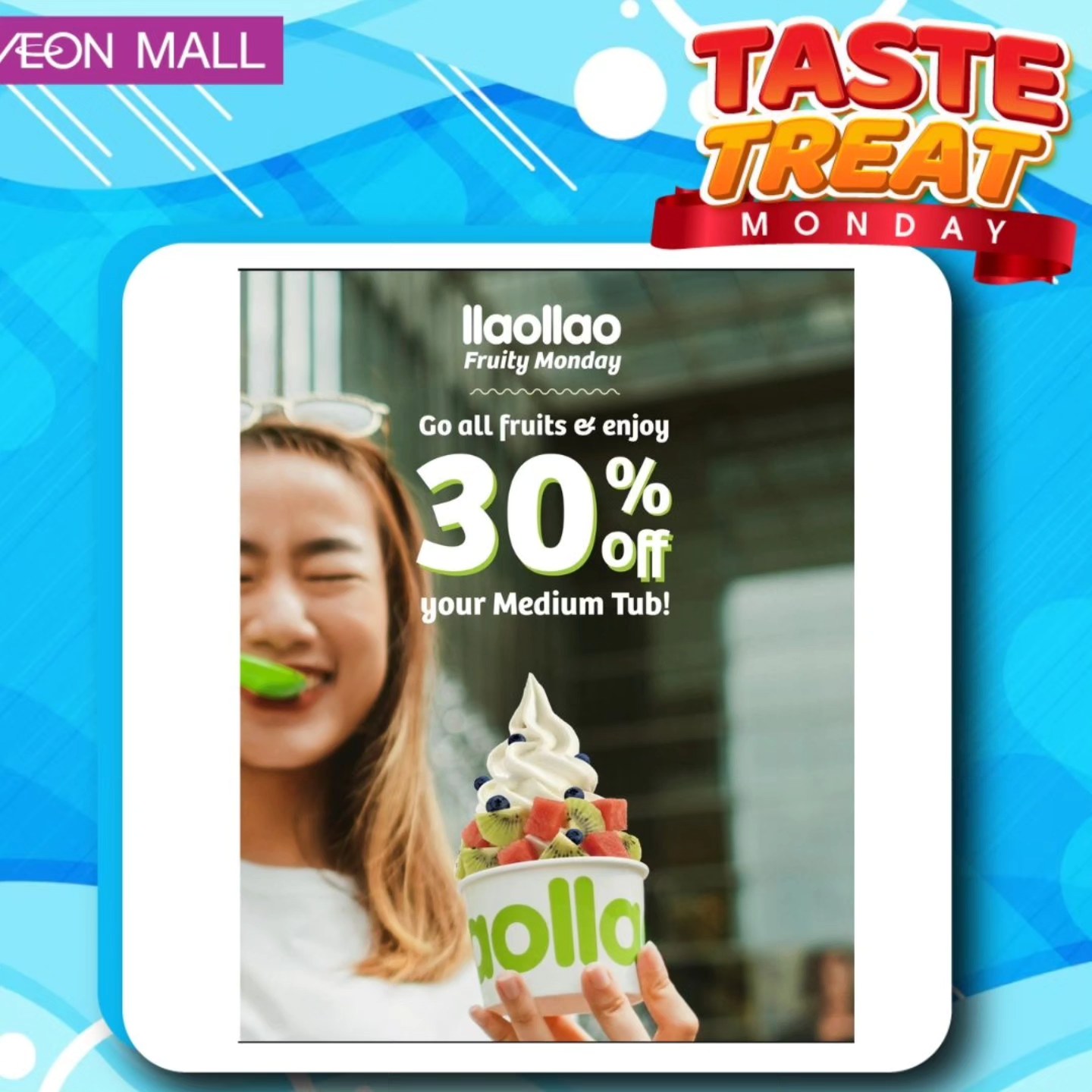 Promotional image for AEON Mall Tebrau City weekday deals