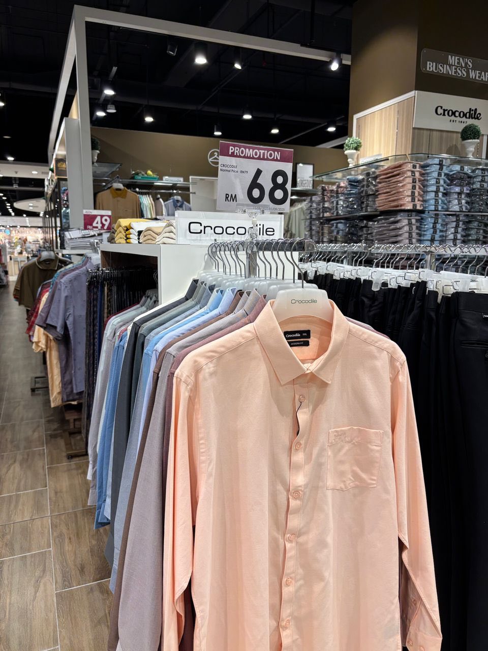 Stylish men's fashion on display