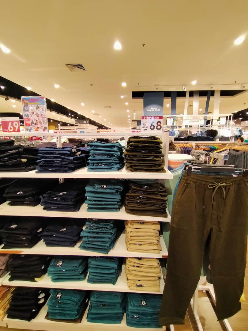 Men's business attire selection