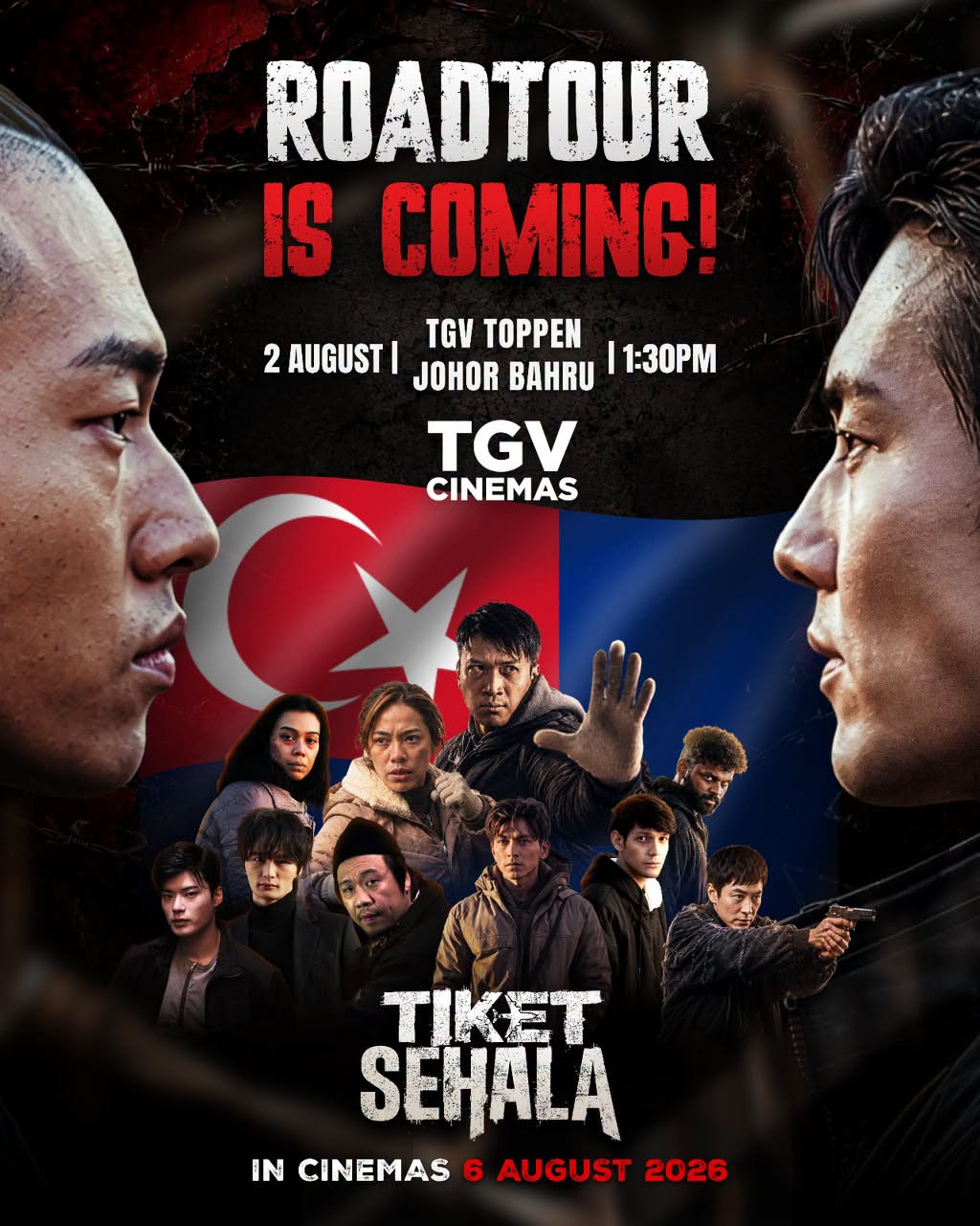 Cast of Tiket Sehala Meets Fans at TGV Toppen on 2 August 2026