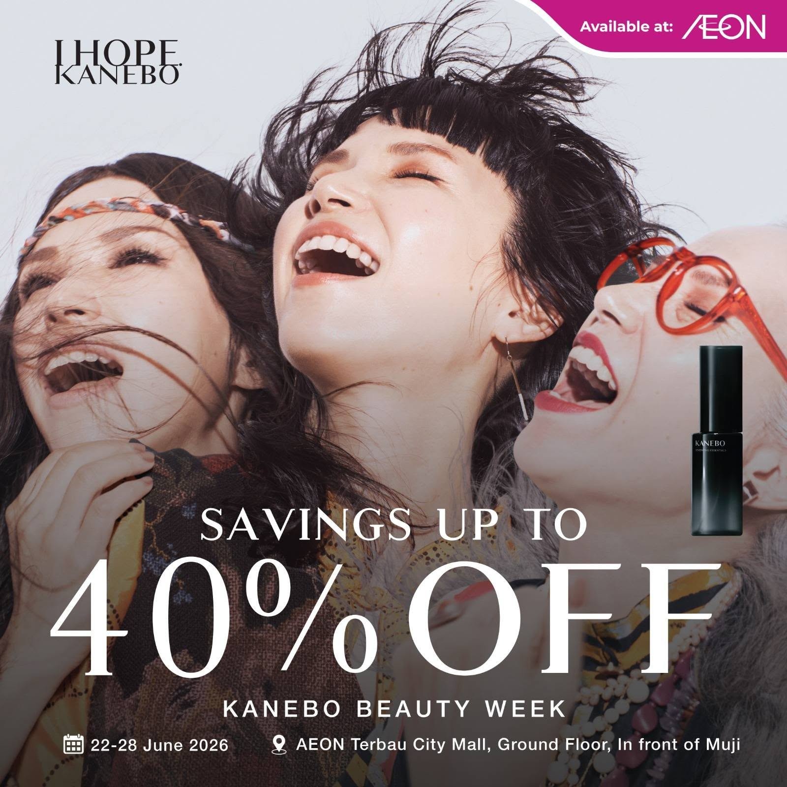KANEBO Skincare and Cosmetics Roadshow at AEON Tebrau City