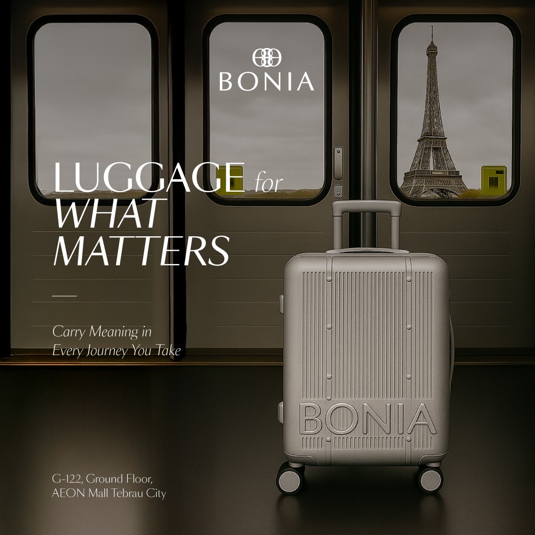 A sophisticated piece from the new Natalia BONIA luggage collection, showcasing its elegant design.