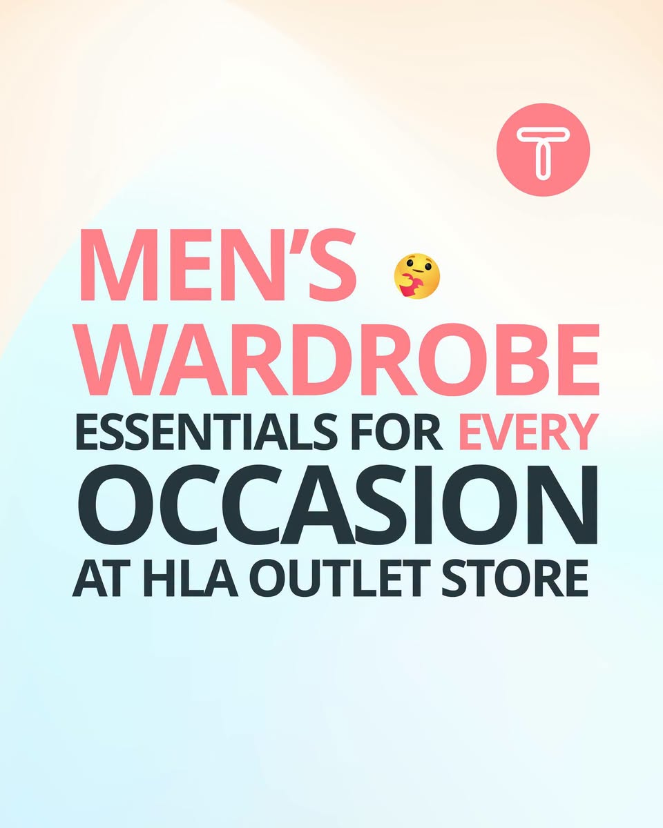 HLA Outlet Store at Toppen Offers Men's Wardrobe Essentials and Free Alterations