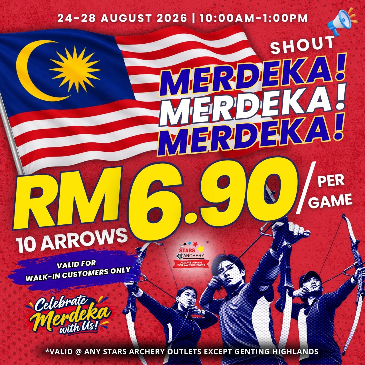 Stars Archery Merdeka promotion at Toppen