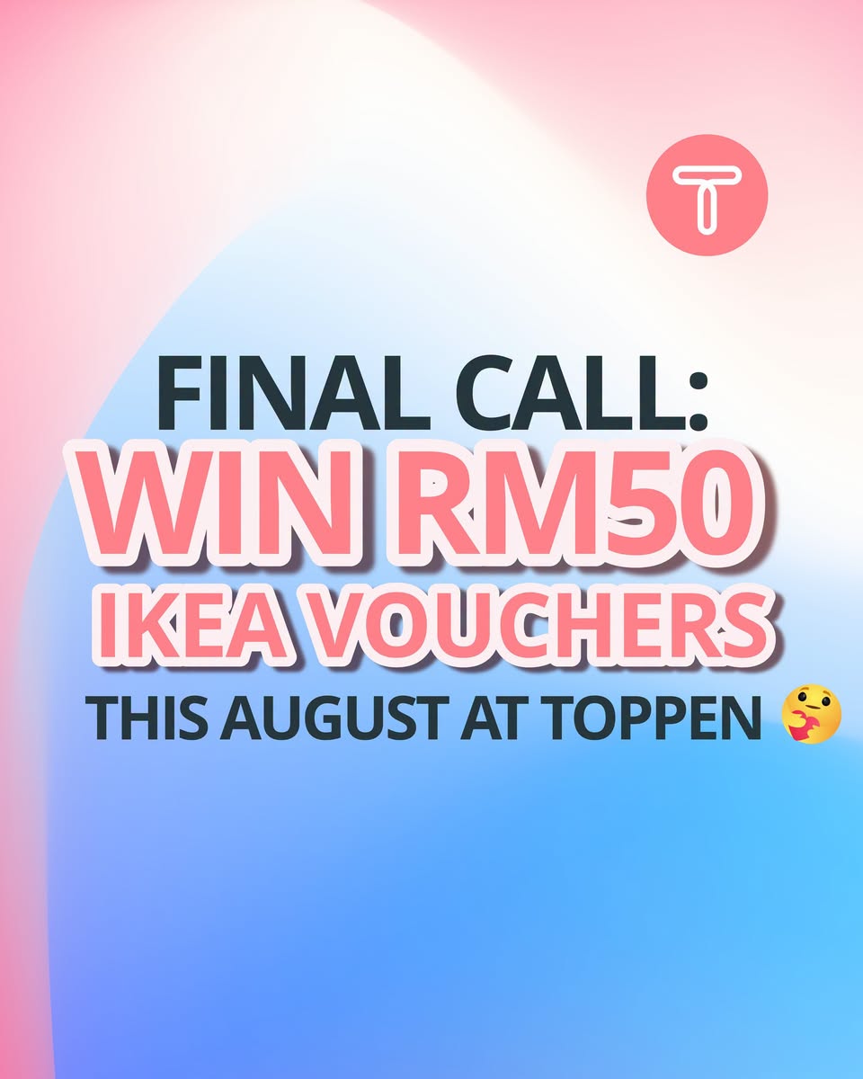 IKEA 30th Anniversary Rewards at Toppen: Win RM50 Vouchers in August