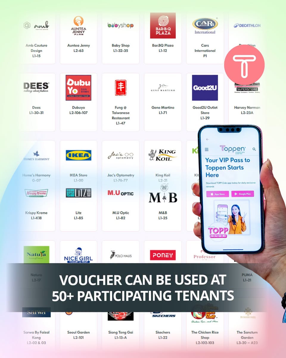 TOPP Club App participating stores directory