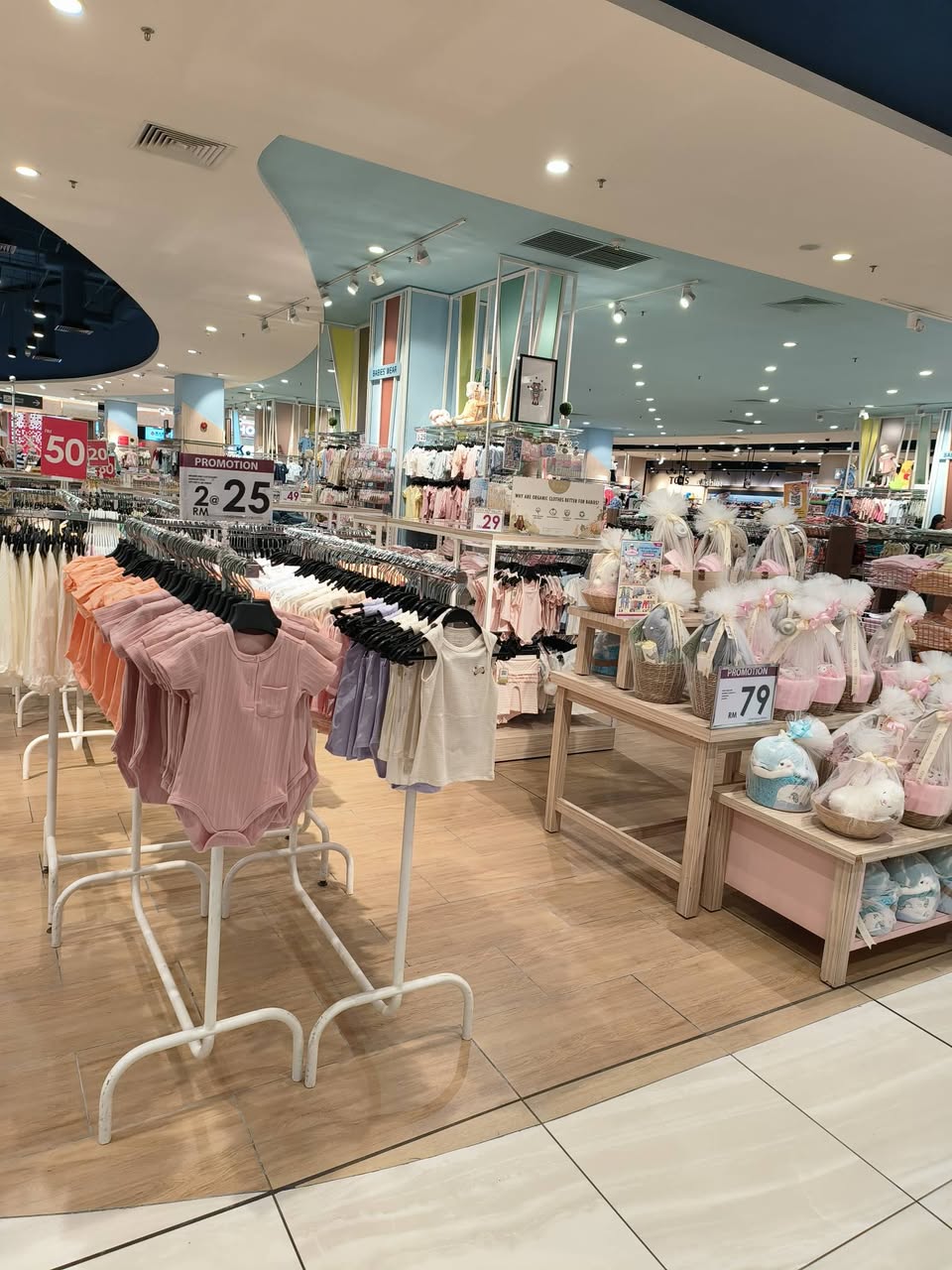 Baby clothing promotions with multiple price tiers