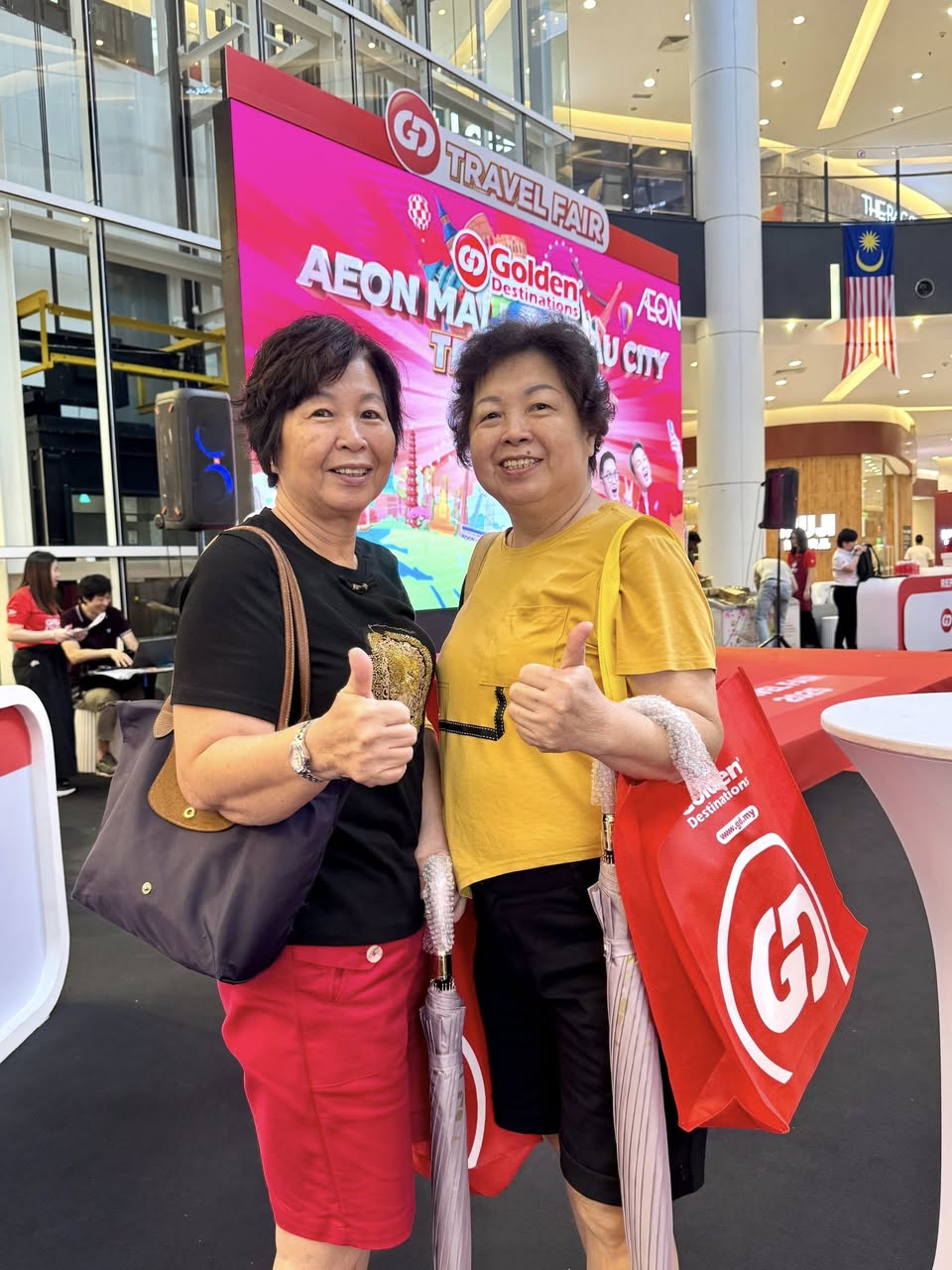 Interactive display at the GD Travel Fair