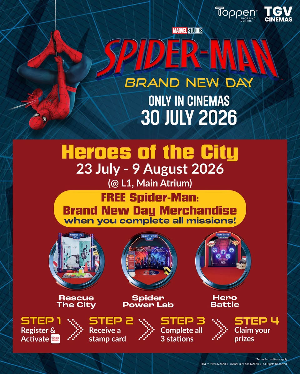 Spider-Man: Brand New Day Event at Toppen from 23 July to 9 August 2026