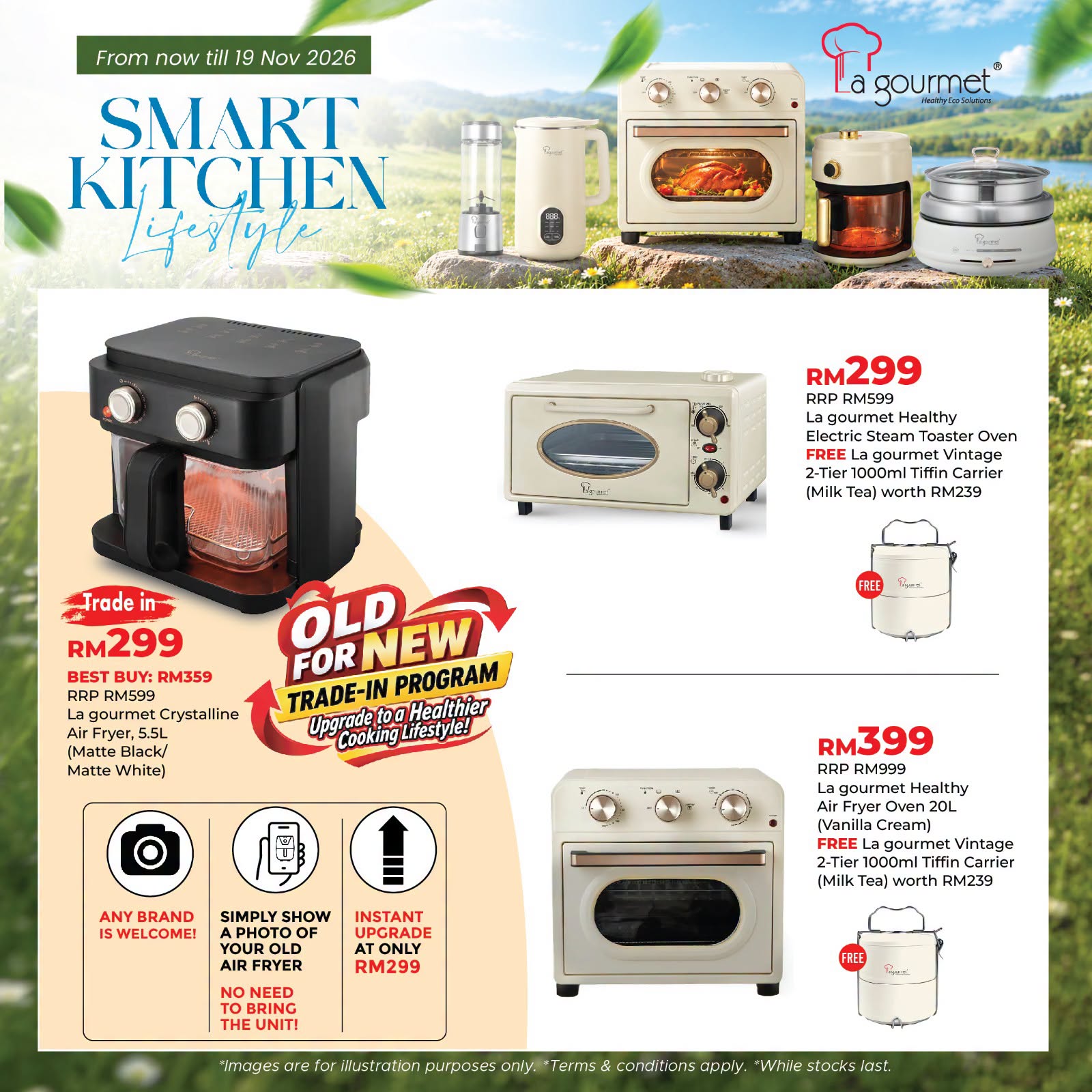 La gourmet air fryer trade-in at Toppen
