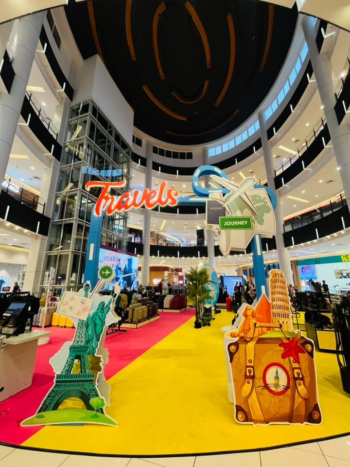 Travel Made Fun display at AEON Tebrau City