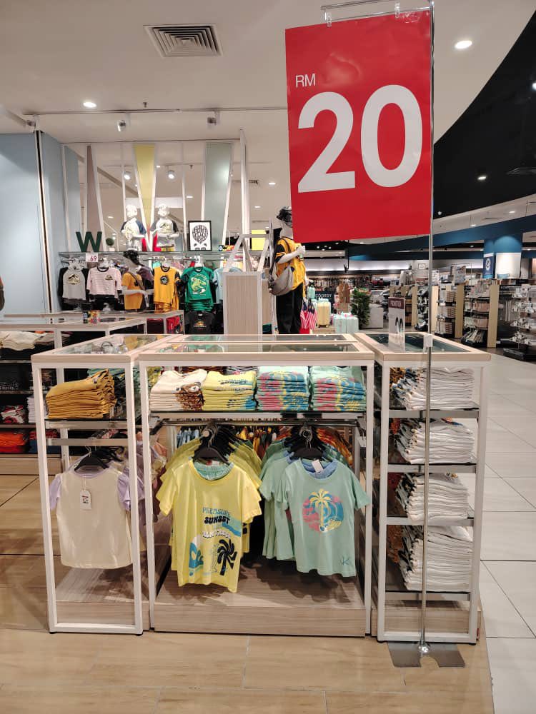 Visual showcasing products from the Merdeka JKIDS promotion