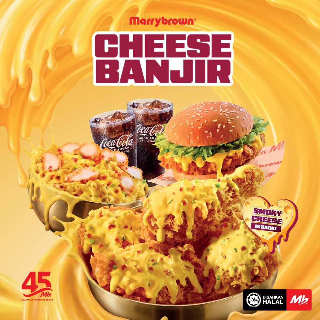 Marrybrown Smoky Cheese Cheese Banjir set