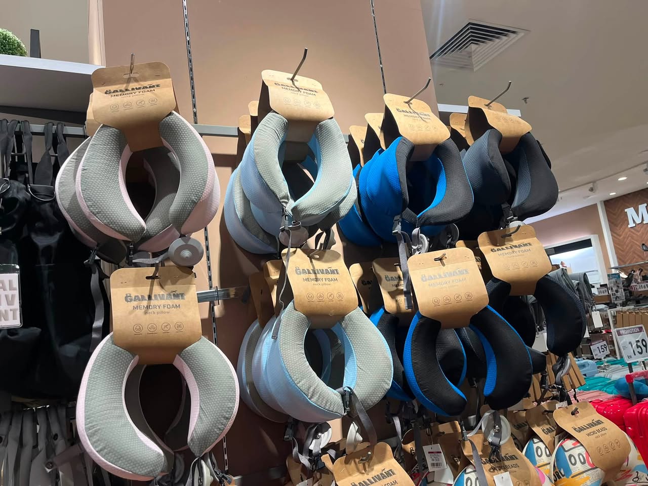 Gallivant Memory Foam Neck Pillows in multiple colours
