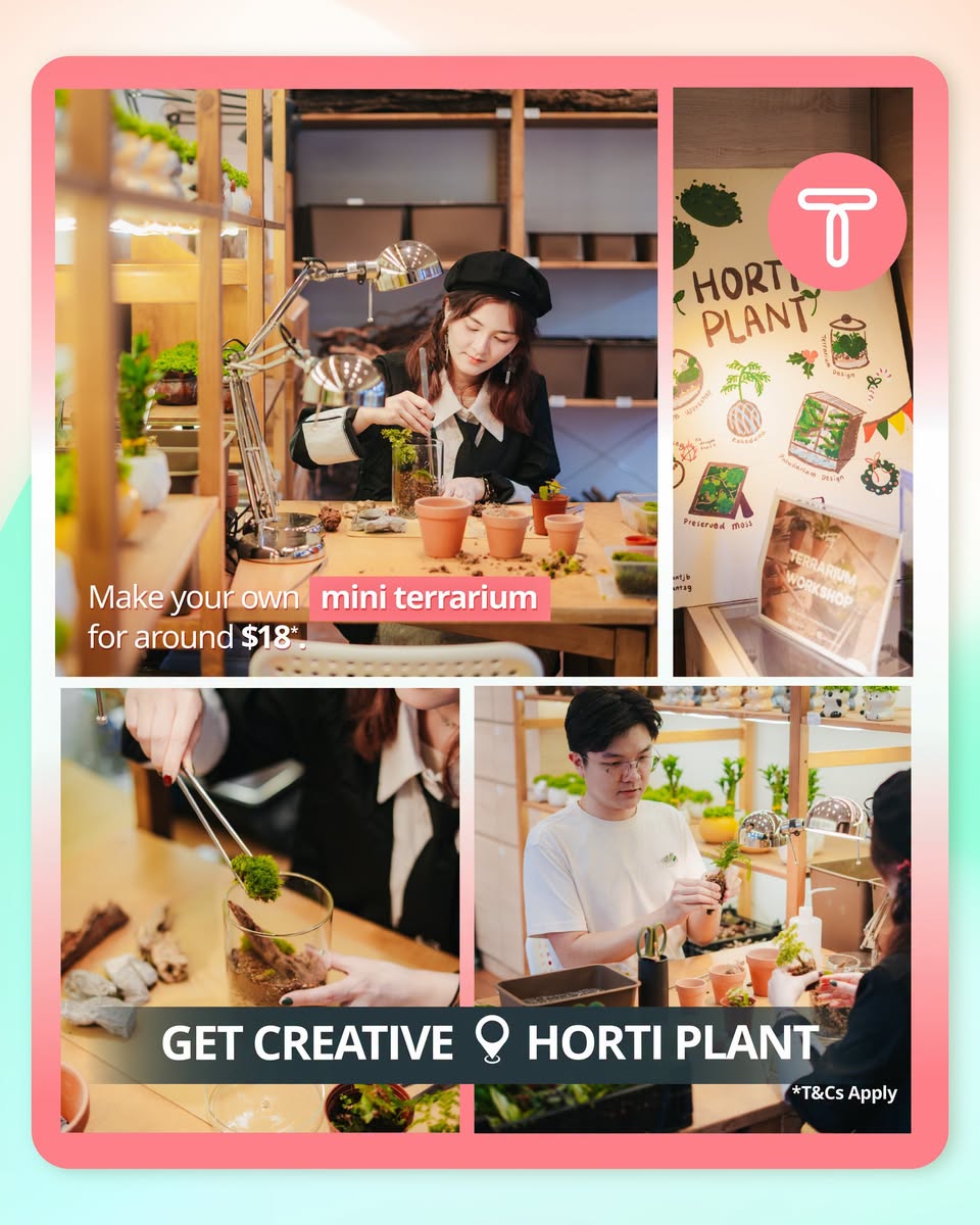 Horti Plant terrarium workshop at Toppen