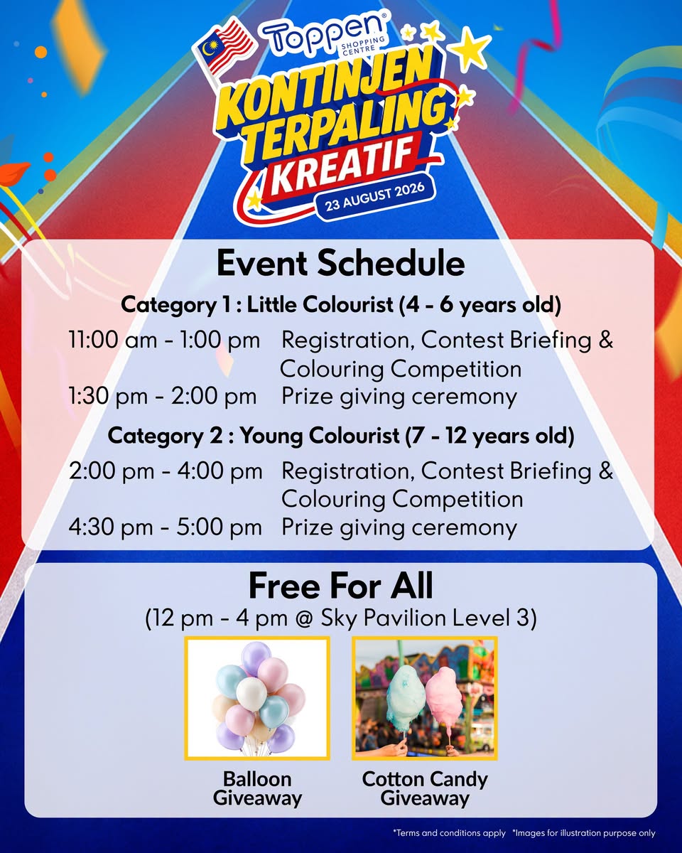 Kontinjen Terpaling Kreatif event schedule