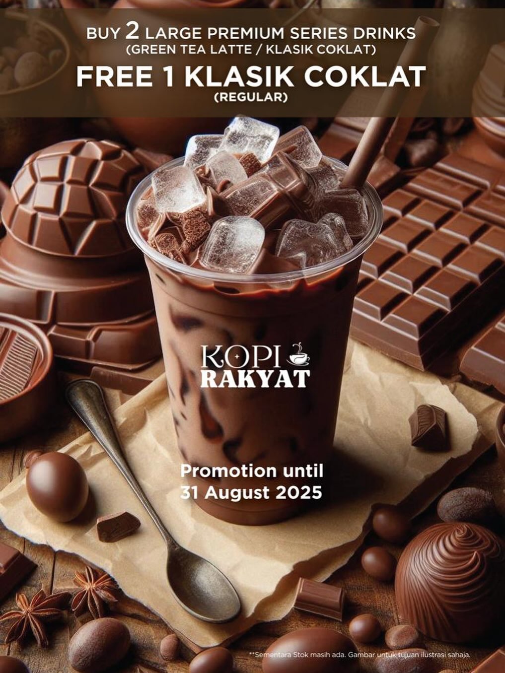 Kopi Rakyat August Merdeka Promotion Banner