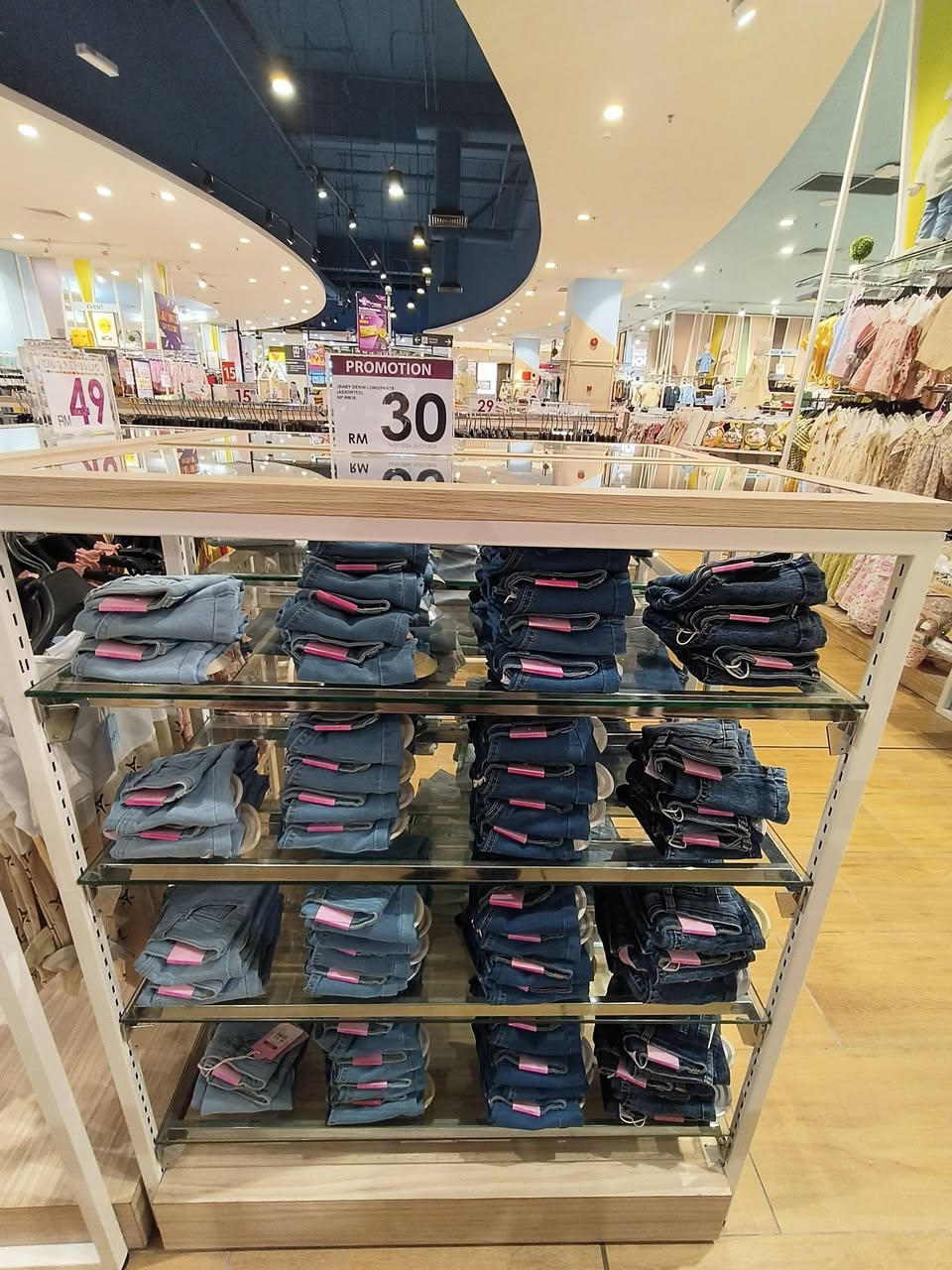 Denim jeans promotion