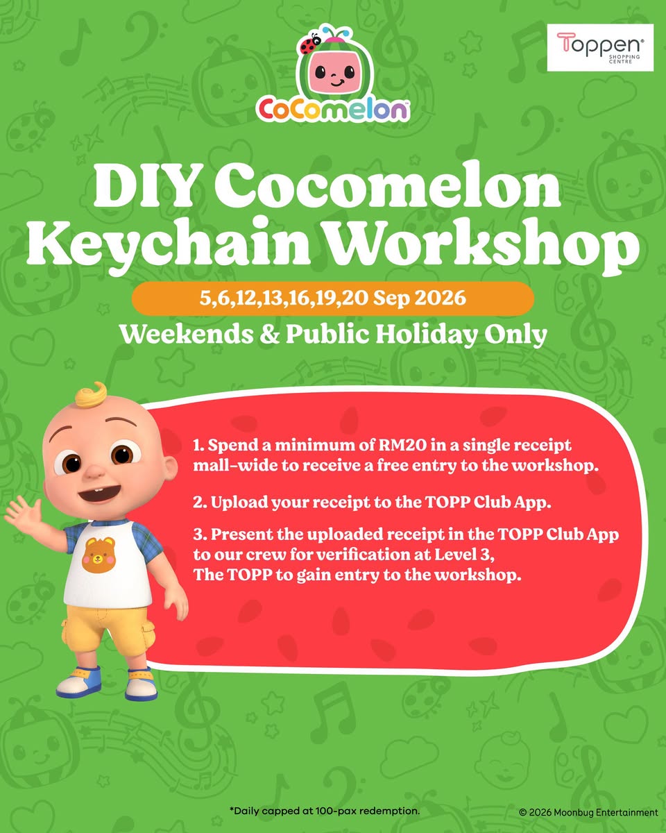 DIY CoComelon Keychain Workshop details at Toppen