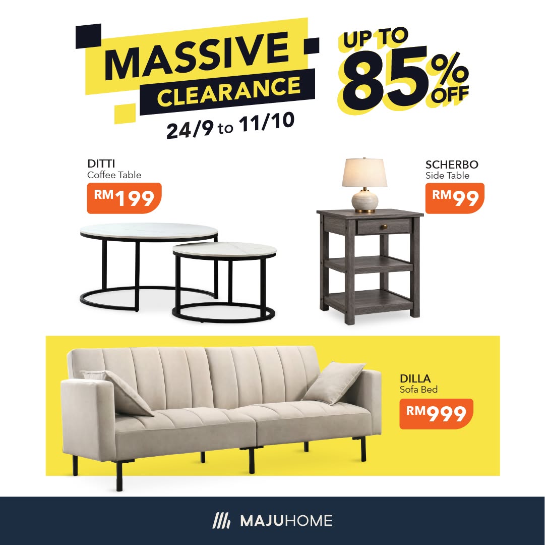 MAJUHOME massive clearance sale